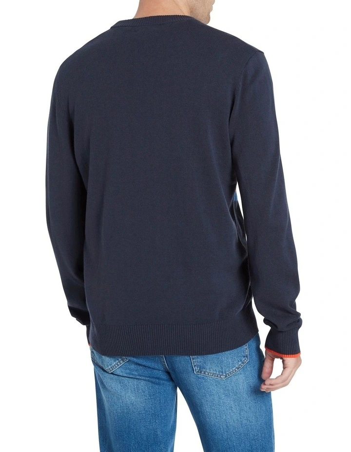 Nolan Crew Neck Navy 3 Nolan Crew Neck Navy - Image 3