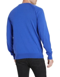 Max Merino Crew Bright Blue -Myer Clothing Shop 894637000 3 720x928