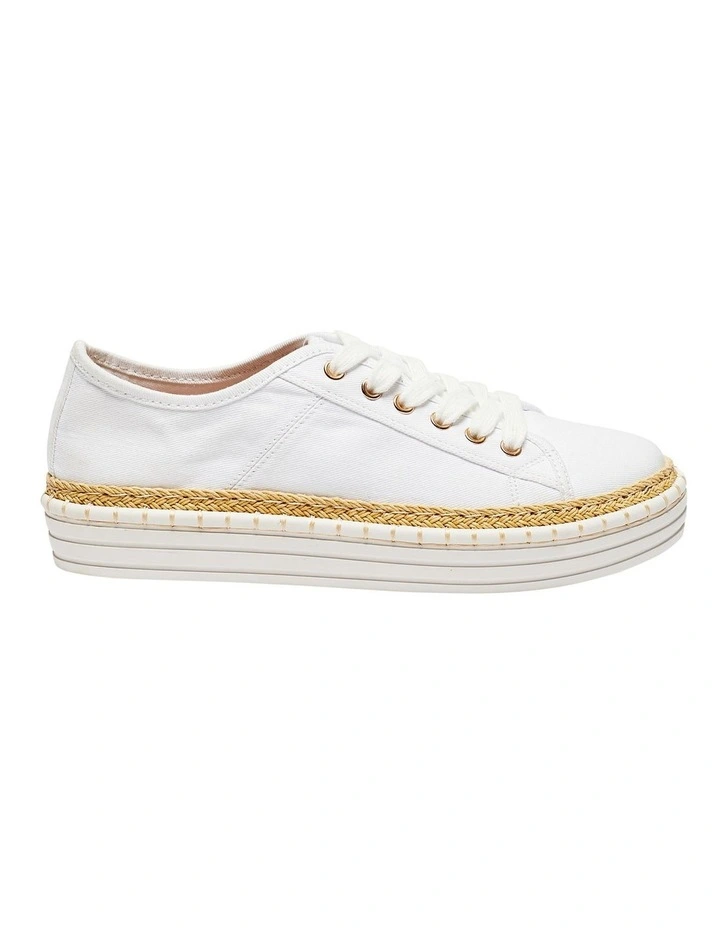 Hadley White Canvas Sneakers 1 Hadley White Canvas Sneakers