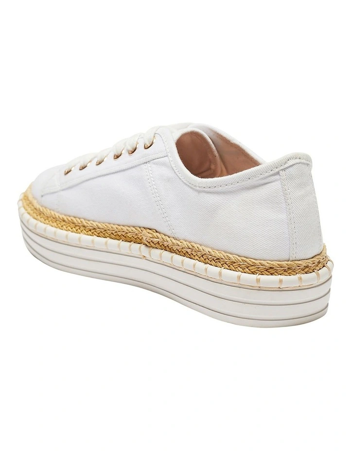 Hadley White Canvas Sneakers 6 Hadley White Canvas Sneakers - Image 6