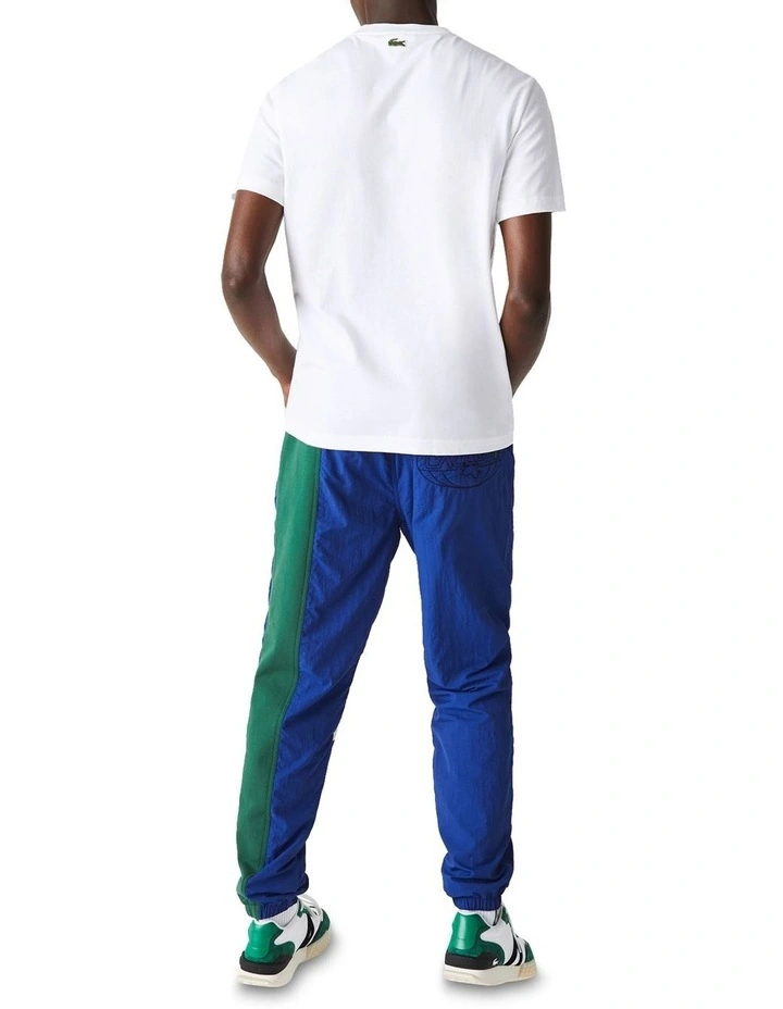 Lacoste Lifestyle Logo Croc T-Shirt White 2 Lacoste Lifestyle Logo Croc T-Shirt White - Image 2