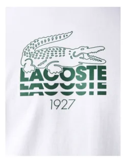 Lacoste Lifestyle Logo Croc T-Shirt White 11 Lacoste Lifestyle Logo Croc T-Shirt White -Myer Clothing Shop 895433680 5 720x928