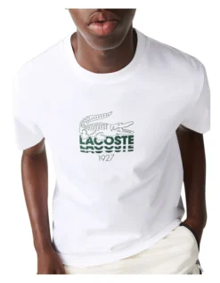 Lacoste Lifestyle Logo Croc T-Shirt White 13 Lacoste Lifestyle Logo Croc T-Shirt White -Myer Clothing Shop 895433680 7 720x928