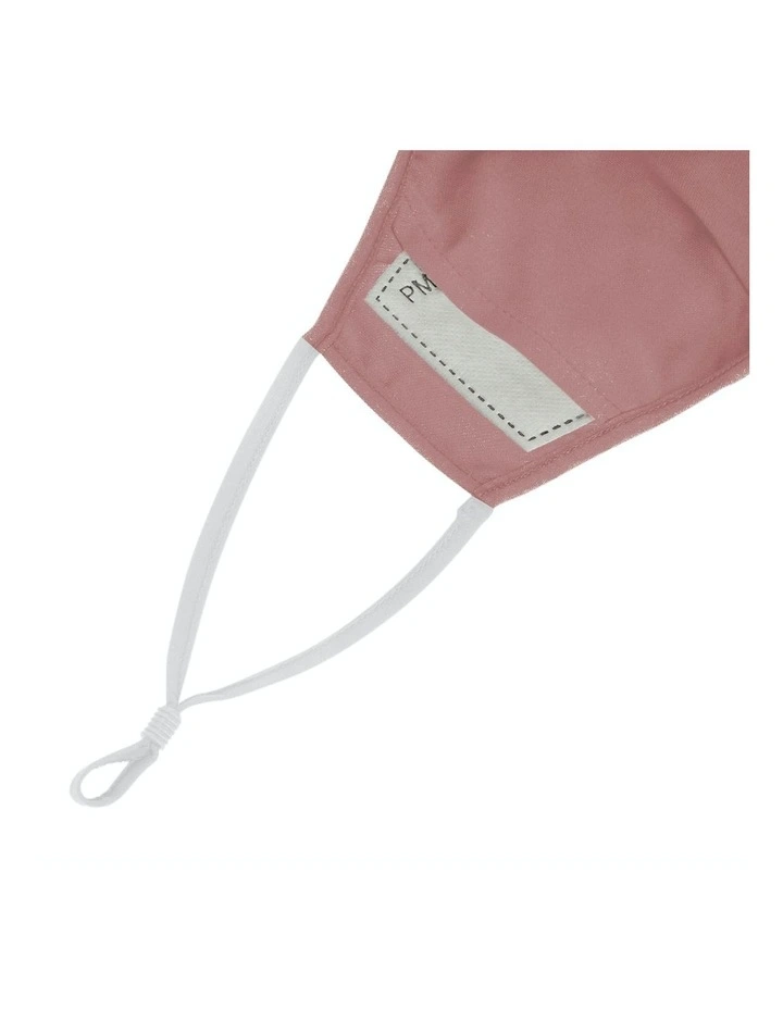 Triple Layered Pink Face Mask 2 Pack 3 Triple Layered Pink Face Mask 2 Pack - Image 3