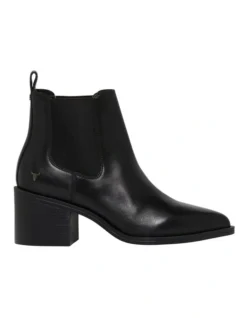 Windsor Smith Wonder Black Leather Boot