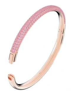 Swarovski Stone Bangle Rose Gold-Tone Plated In Pink 7 Swarovski Stone Bangle Rose Gold-Tone Plated In Pink -Myer Clothing Shop 896916700 3 720x928