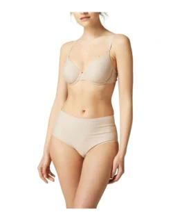 Simone Perele Essentiel High Waist Full Brief Beige