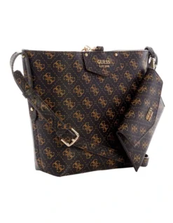 Guess Eco Brenton Brown Bucket Shoulder Bag 7 Guess Eco Brenton Brown Bucket Shoulder Bag -Myer Clothing Shop 897690070 3 720x928