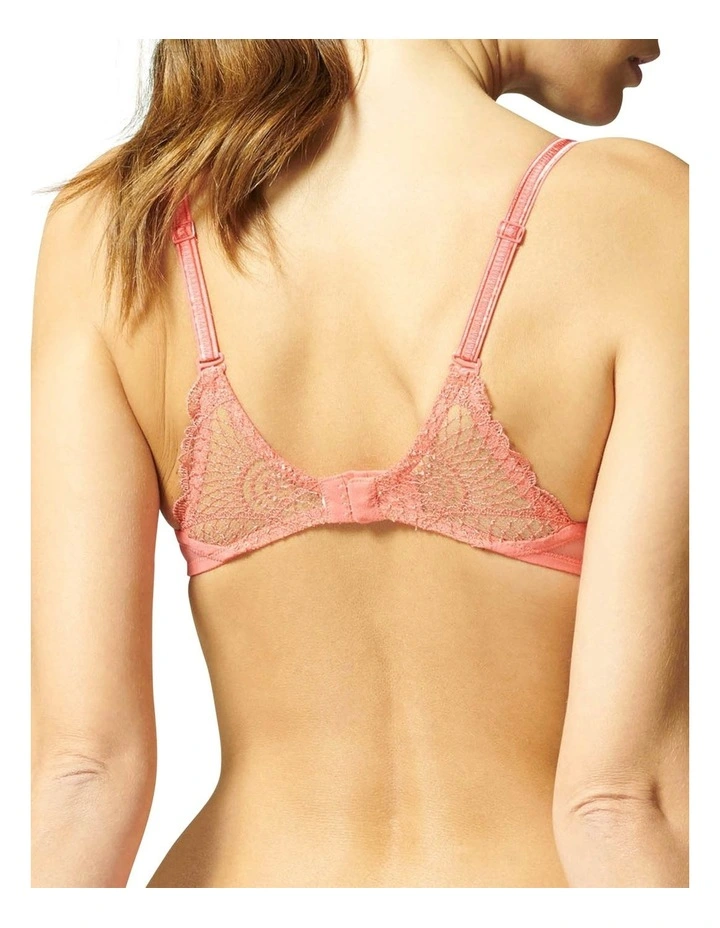 Simone Perele Reflet Half Cup Bra In Papaya 4 Simone Perele Reflet Half Cup Bra In Papaya - Image 4