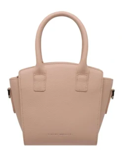 Worst Behind Us Dusty Pink Zip Top Satchel Bag