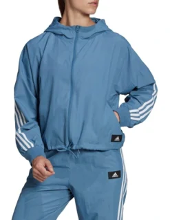 ADIDAS Future Icons Woven Windbreaker Jacket Blue
