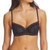Prism Underwire Lace Bra In Jet Black