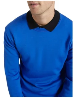 Neo Crew Sweater Pop Blue -Myer Clothing Shop 898590250 4 720x928