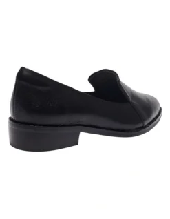 Tara Flat Shoes In Black Leather -Myer Clothing Shop 898641460 4 720x928