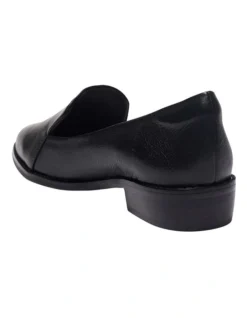 Tara Flat Shoes In Black Leather -Myer Clothing Shop 898641460 6 720x928