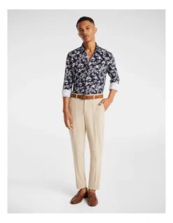 Hayman Stretch Skinny Dress Pant In Sand -Myer Clothing Shop 898730560 5 2 720x928