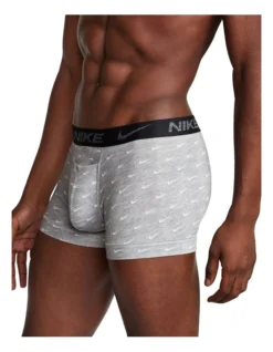 Nike Dri-FIT Reluxe Trunks Grey Multi 2 Pack -Myer Clothing Shop 898876630 4 720x928