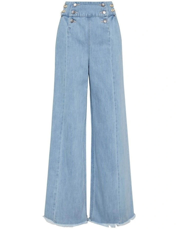 The Lonely Hearts Wide Leg Jean Washed Indigo 7 The Lonely Hearts Wide Leg Jean Washed Indigo - Image 7