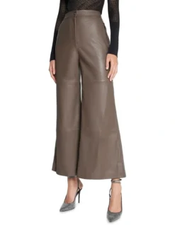 Strider Relaxed Fit Leather Pant Smog -Myer Clothing Shop 898964110 4 720x928
