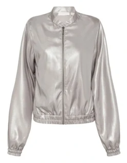 Stolen Reflection Liquid Metal Look Jacket Silver Foil -Myer Clothing Shop 898969870 6 720x928