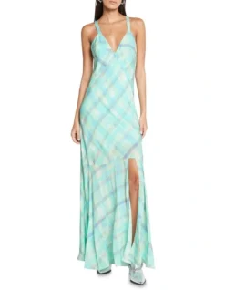 Above The Sea Cross Strap Dress Print