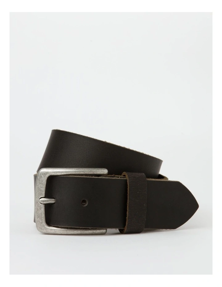 Casual Leather Jean Belt Black 1 Casual Leather Jean Belt Black