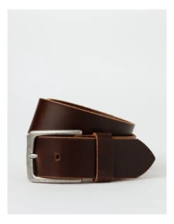 Casual Leather Jean Belt Brown