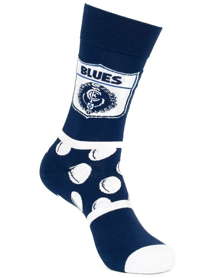 AFL Heritage Socks Carlton 3 AFL Heritage Socks Carlton - Image 3