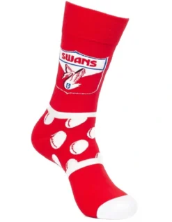AFL Heritage Socks -Sydney Swans 5 AFL Heritage Socks -Sydney Swans -Myer Clothing Shop 899162470 3 720x928