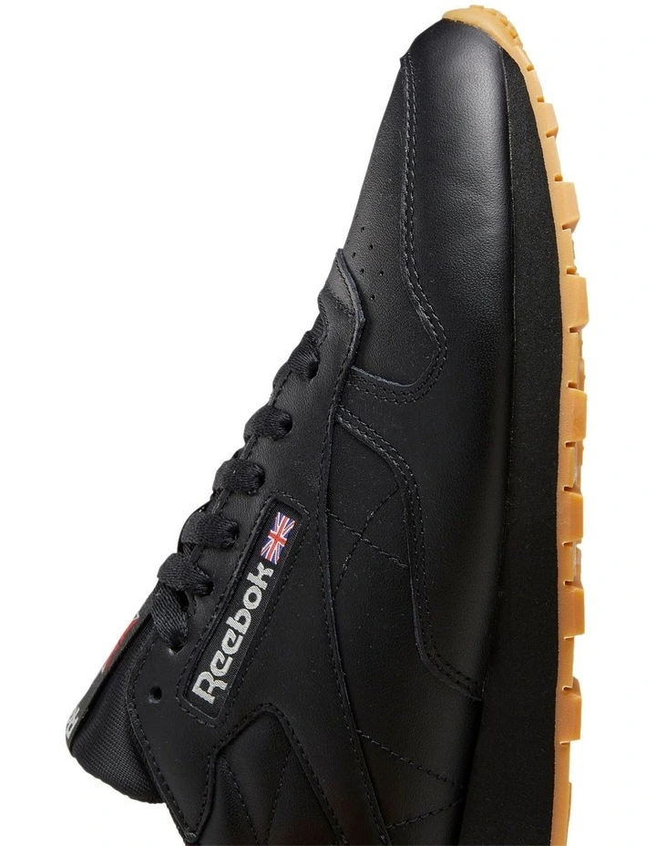 Reebok Classic Black Leather Shoes 5 Reebok Classic Black Leather Shoes - Image 5