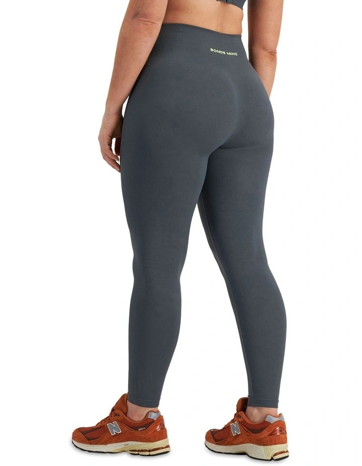 Bonds Move Seamless Legging In Grey 3 Bonds Move Seamless Legging In Grey - Image 3
