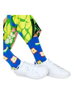 Happy Socks Toast Socks Blue -Myer Clothing Shop 899346160 3 720x928