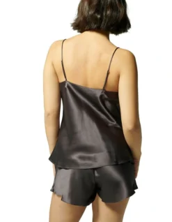 Simone Perele Dream Silk Night Short Charcoal -Myer Clothing Shop 899454430 4 720x928