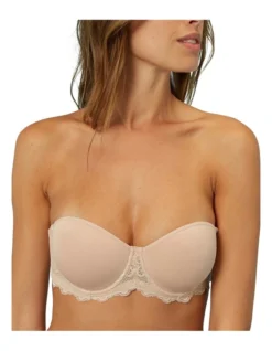 Simone Perele Caresse Strapless Bra Beige