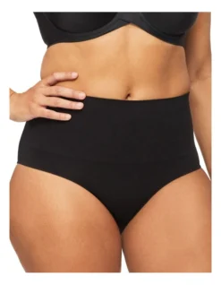 Bamboo Essentials Waisted Brief Black 6 Bamboo Essentials Waisted Brief Black -Myer Clothing Shop 899766100 3 720x928
