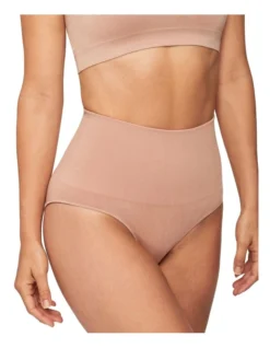 Bamboo Essentials Waisted Brief Mahogany