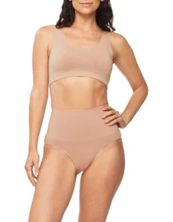 Bamboo Essentials Waisted Brief Mahogany -Myer Clothing Shop 899766190 3 720x928