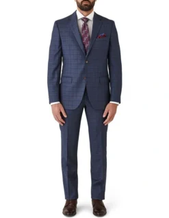 Cambridge Modern Fit Derby Signature Suit Trouser Blue -Myer Clothing Shop 900847090 5 720x928