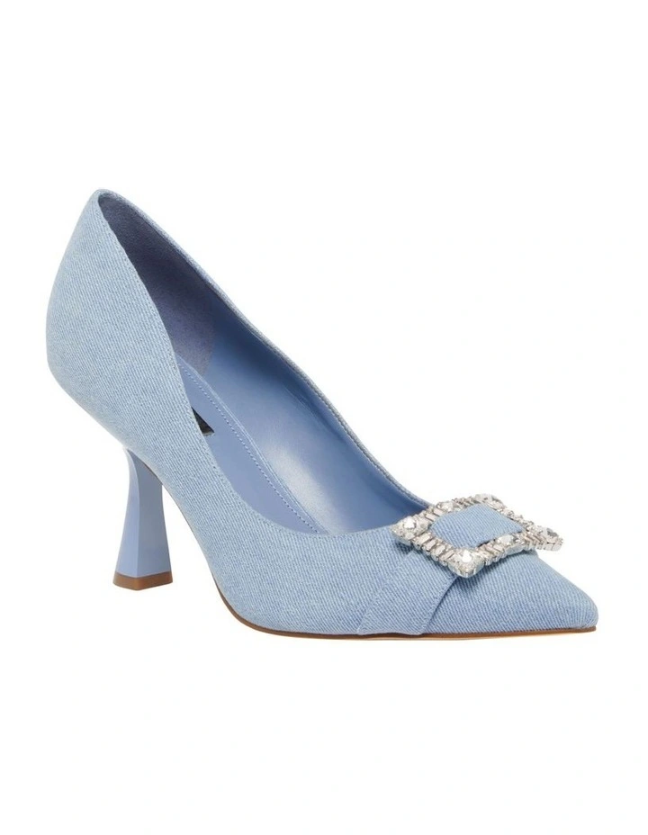 Nine West Helyn Blue Pumps 2 Nine West Helyn Blue Pumps - Image 2