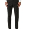 Gibson Slim Fit Plasma Black Stretch Washable Trouser Black