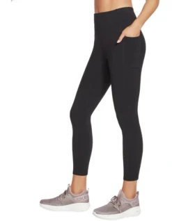 Skechers Gowalk High Waist 7/8 Legging In Black