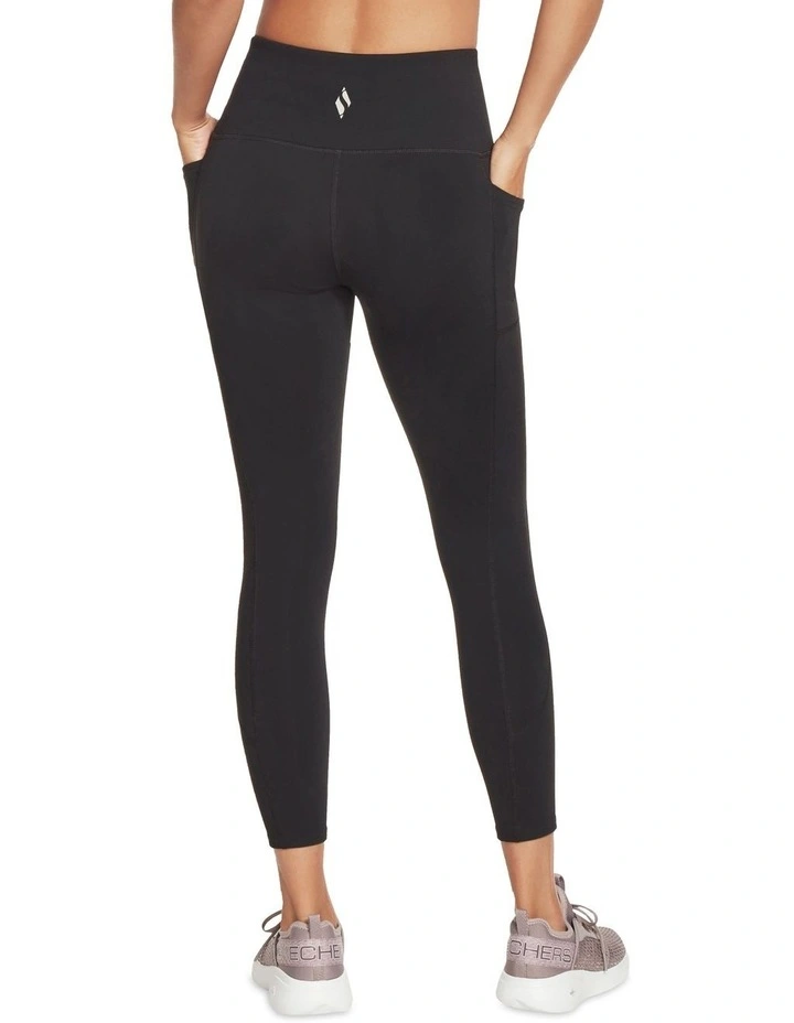 Skechers Gowalk High Waist 7/8 Legging In Black 2 Skechers Gowalk High Waist 7/8 Legging In Black - Image 2