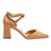 Gwyneth Camel Glove Heeled Shoes