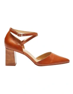 Gwyneth Cognac Glove Heeled Shoes