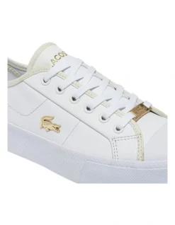 Lacoste Ziane Plus White Leather Tonal Sneakers -Myer Clothing Shop 902196010 4 720x928
