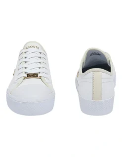 Lacoste Ziane Plus White Leather Tonal Sneakers -Myer Clothing Shop 902196010 6 720x928