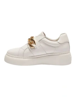Babylon White/Gold Sneakers 9 Babylon White/Gold Sneakers -Myer Clothing Shop 902423530 3 720x928