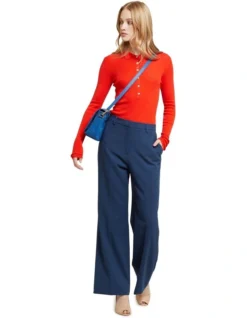 Oxford Wendy Skinny Rib Knit Jumper Tangerine -Myer Clothing Shop 902511370 5 720x928