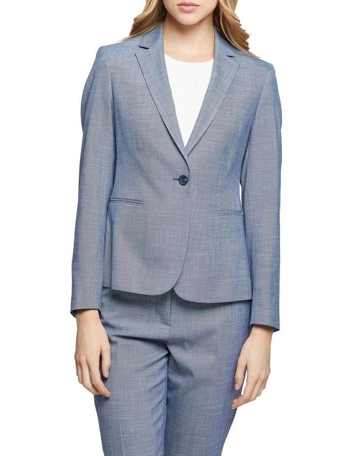 Oxford Chica Suit Jacket Blue 1 Oxford Chica Suit Jacket Blue