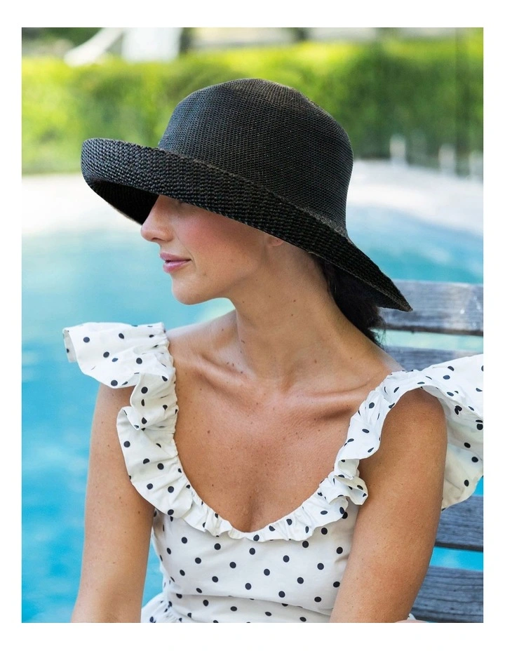 Karen Wash & Wear Sou'Wester Hat In Black 2 Karen Wash & Wear Sou'Wester Hat In Black - Image 2